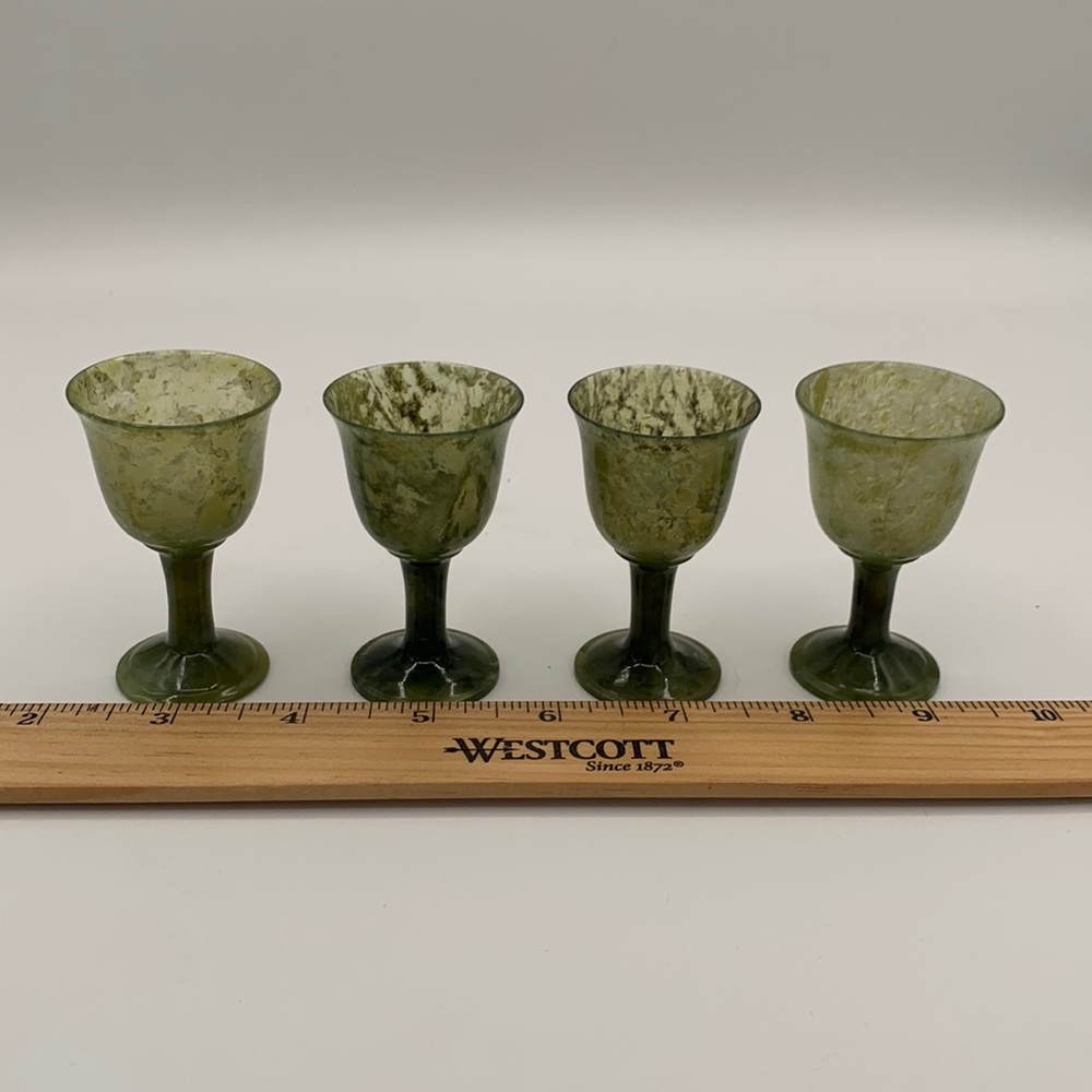 Jade stemware (4)